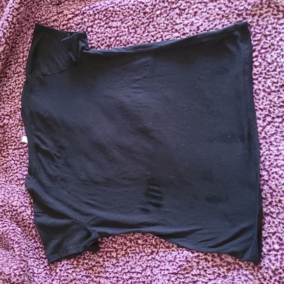 Ladies Black Short Sleeve Tshirt - Picture 5 of 5